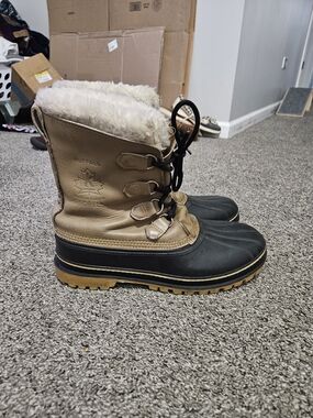 Sorel Caribou Buffalo Winter Boots Men’s 13 Made in Canada Insulated Snow Boots